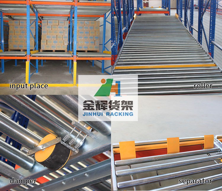 flow through racking